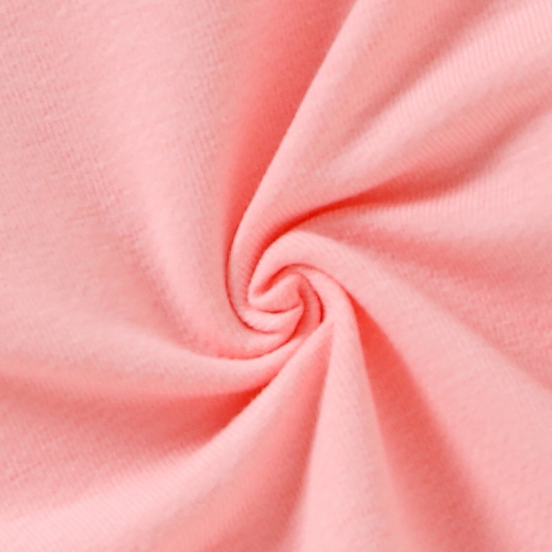 pantaloni roz cu elastic pentru fetite material bumbac